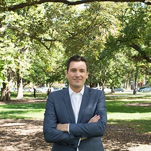 Evan Solomon in Queen's Park October 8th 2015. (Photograph David Zelikovitz)