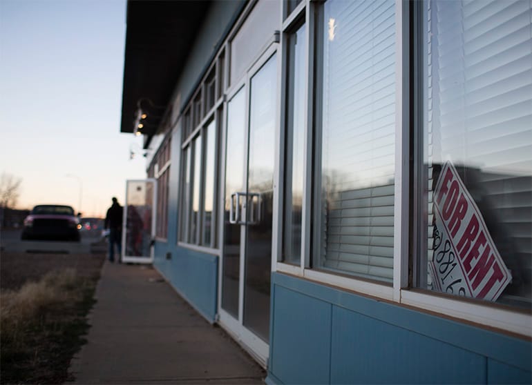 Brandon MacKay, pictured in Fort McMurray Alberta, November 14, 2015. Brandon MacKay was recently laid off from his job. Jason Franson for Maclean's Magazine.