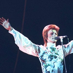 British singer songwriter and musician, David Bowie on stage as alter ego Ziggy Stardust. (Camera Press/Redux)