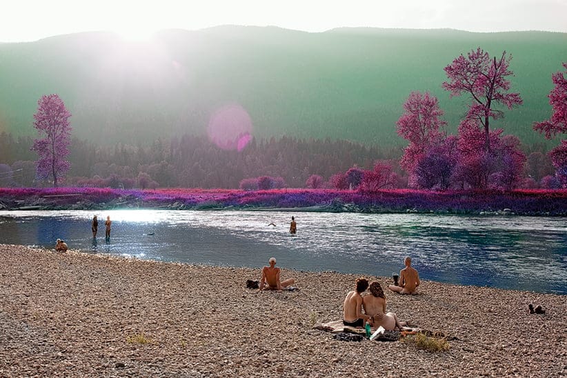Fuchsia Beach. Sarah Anne Johnson