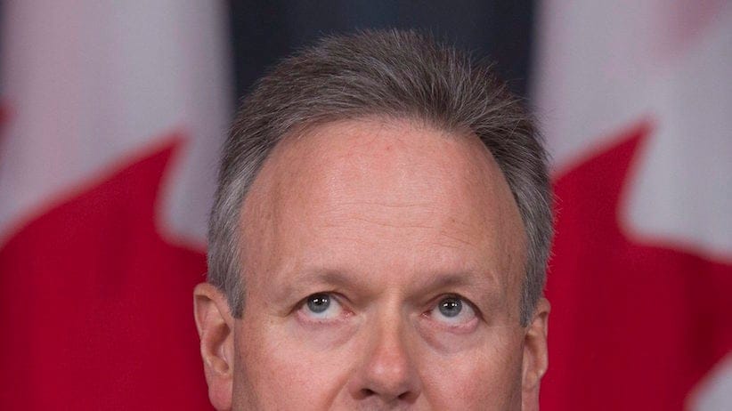 Bank of Canada Governor Stephen Poloz speaks about the Financial System Review during a news conference in Ottawa, Thursday,June 9, 2016. THE CANADIAN PRESS/Adrian Wyld