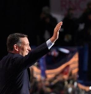 Sen. Ted Cruz, R-Tex., walks on the stage during the third day of the Republican National Convention in Cleveland, Wednesday, July 20, 2016. (AP Photo/Mark J. Terrill)