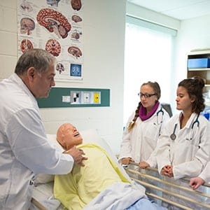 A first year Respiratory Therapy class at College of the North Atlantic's Prince Philip Drive campus, October 5, 2015. (Photograph by Kayla Chobotiuk)