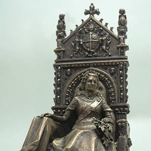 Photograph of the maquette of Queen Elizabeth II. (Yolanda vanderGaast)