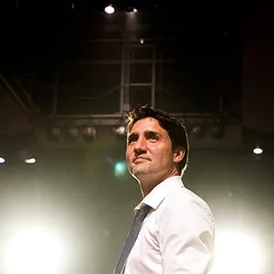 Liberal Leader Justin Trudeau speaks to supporters during a campaign stop in Toronto on Monday, August 17, 2015. (Darren Calabrese/CP)