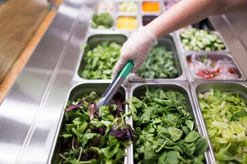 University of Toronto St. George salad bar