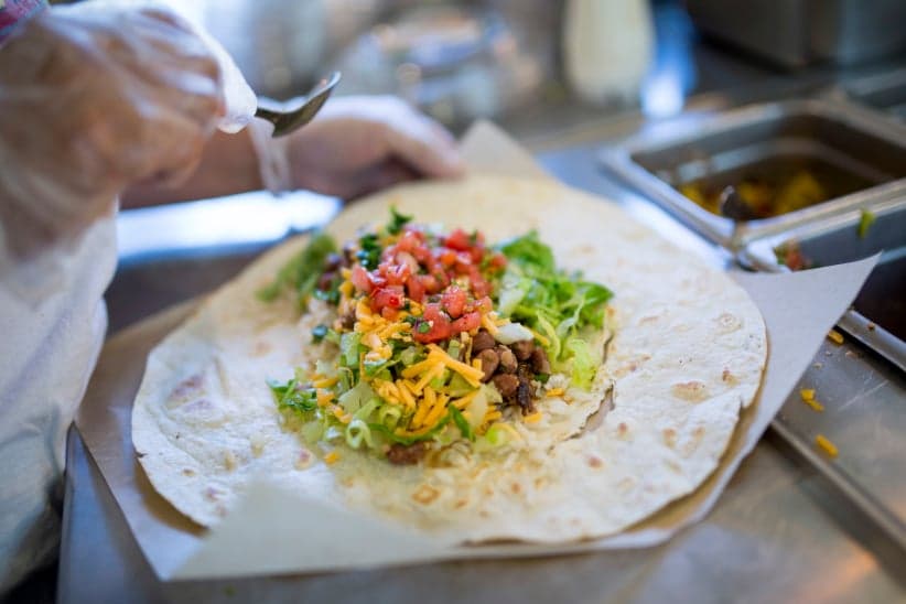 University of Toronto St. George burrito