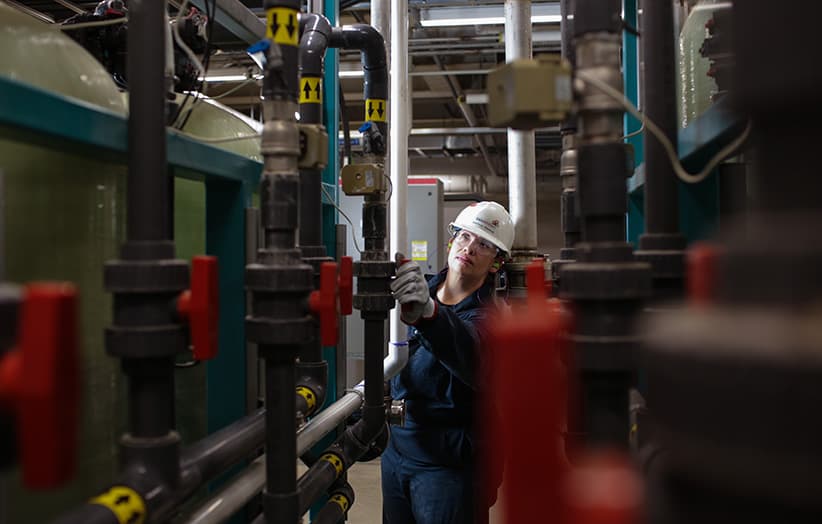 Lambton College energy student