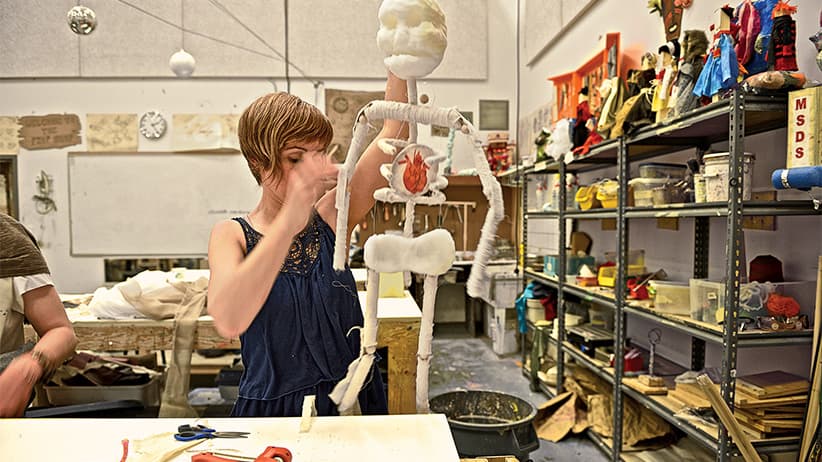 Humber College Puppetry Program Student