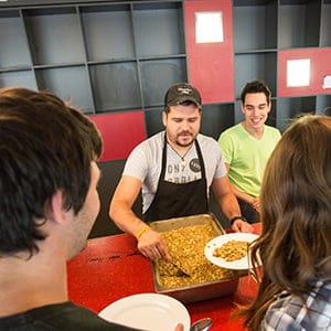 On campus, there can be such a thing as a free lunch
