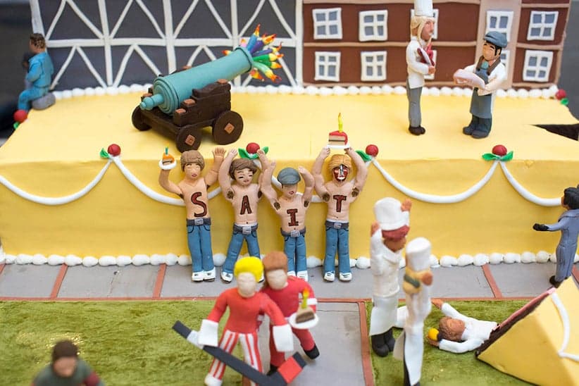 SAIT giant cake