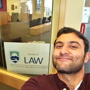 Thompson Rivers University student Zain Bakhtiar