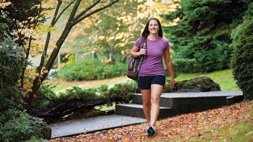 Vancouver Island University student