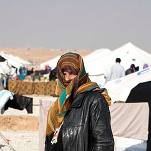 Fifty-two-year-old Hadia Ghannam's (a pseudonym) ability to adapt helped her through the horror of Islamic State rule. (Photograph by Adnan Khan)