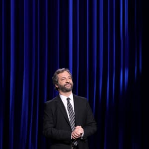 Comedian Judd Apatow performs on July 20, 2015 on The Tonight Show With Jimmy Fallon. (Douglas Gorenstein/NBC/Getty Images)