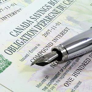 Canada Savings Bonds. (Shutterstock)