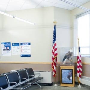 he American side of the Peace Bridge border patrol crossing in Buffalo, NY on March 24, 2017. (Photograph by Cole Garside)