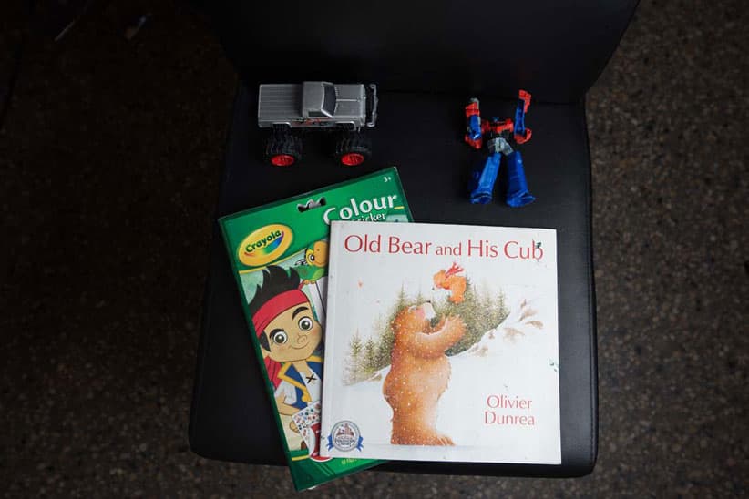 Jax's toys (Photograph by Amber Bracken)