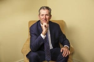 Manitoba premier Brian Pallister after doing the Maclean's 60 Second Challenge in Edmonton, Alberta on Tuesday, July 18, 2017. Amber Bracken for Maclean's