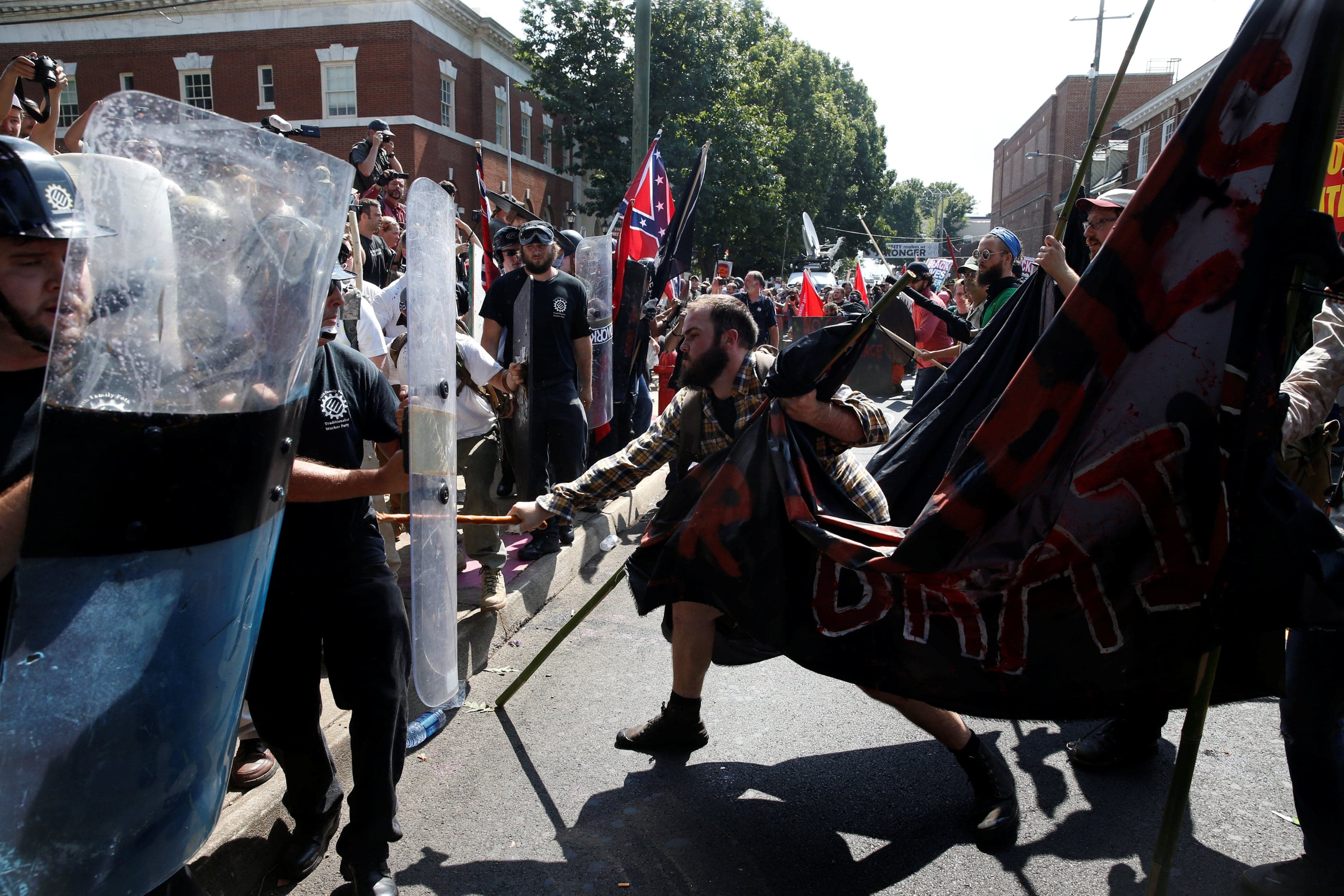 The false equivalency of the criticism of the 'alt-left'