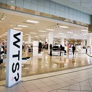 The new signage at Sears Canada's Promenade Mall store in Thornhill in September 2016