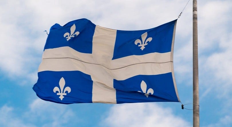 Quebec flag. Photo, Roberto Machado Noa / Lightrocket / Getty