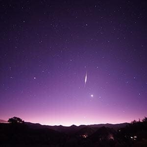 Leonid meteor shower
