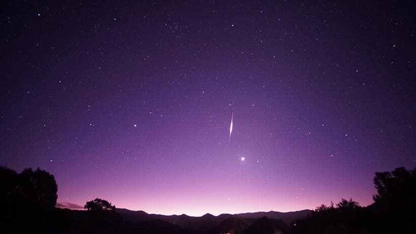 Leonid meteor shower