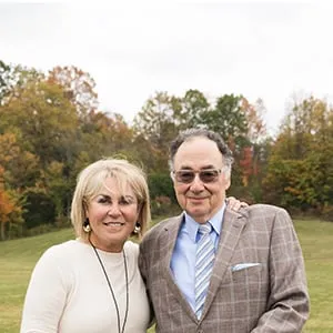 Honey and Barry Sherman breaking ground on the Sherman Campus at the UJA Federation of Greater Toronto, a campus named after them. (Photo by Liora)