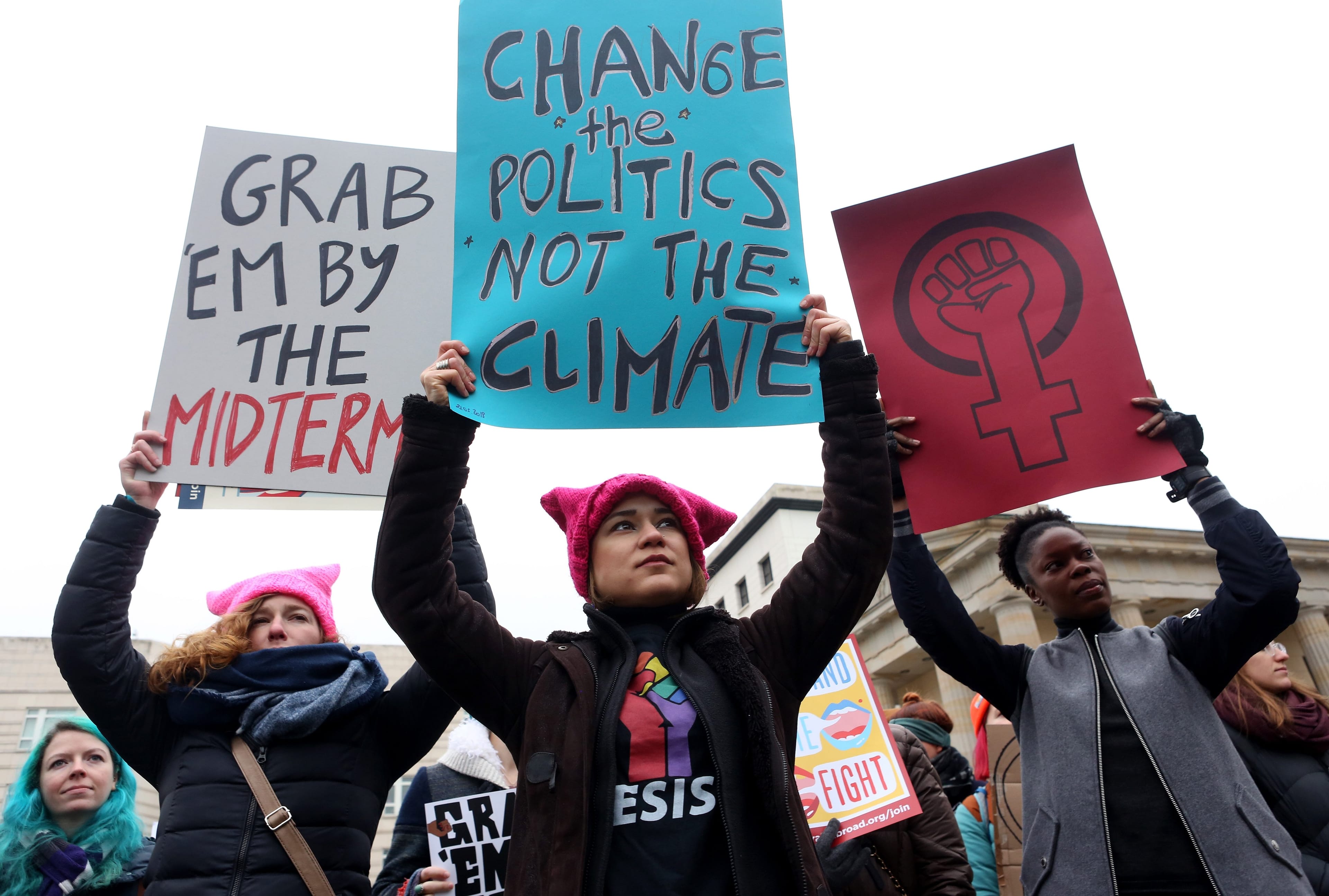 The 2018 Women's March. (Adam Berry/Getty Images)