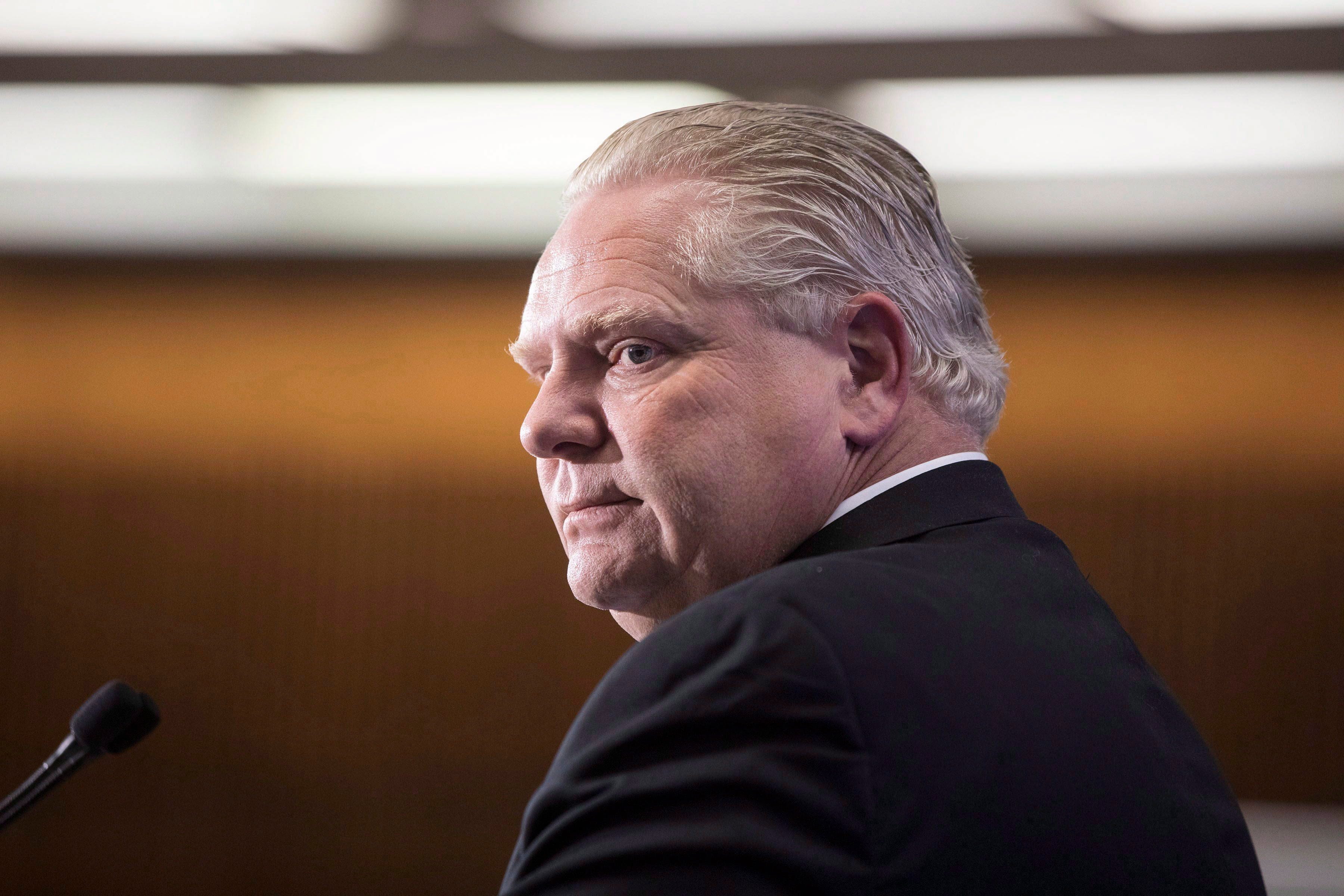 Ontario PC Leader Doug Ford THE CANADIAN PRESS/Chris Young