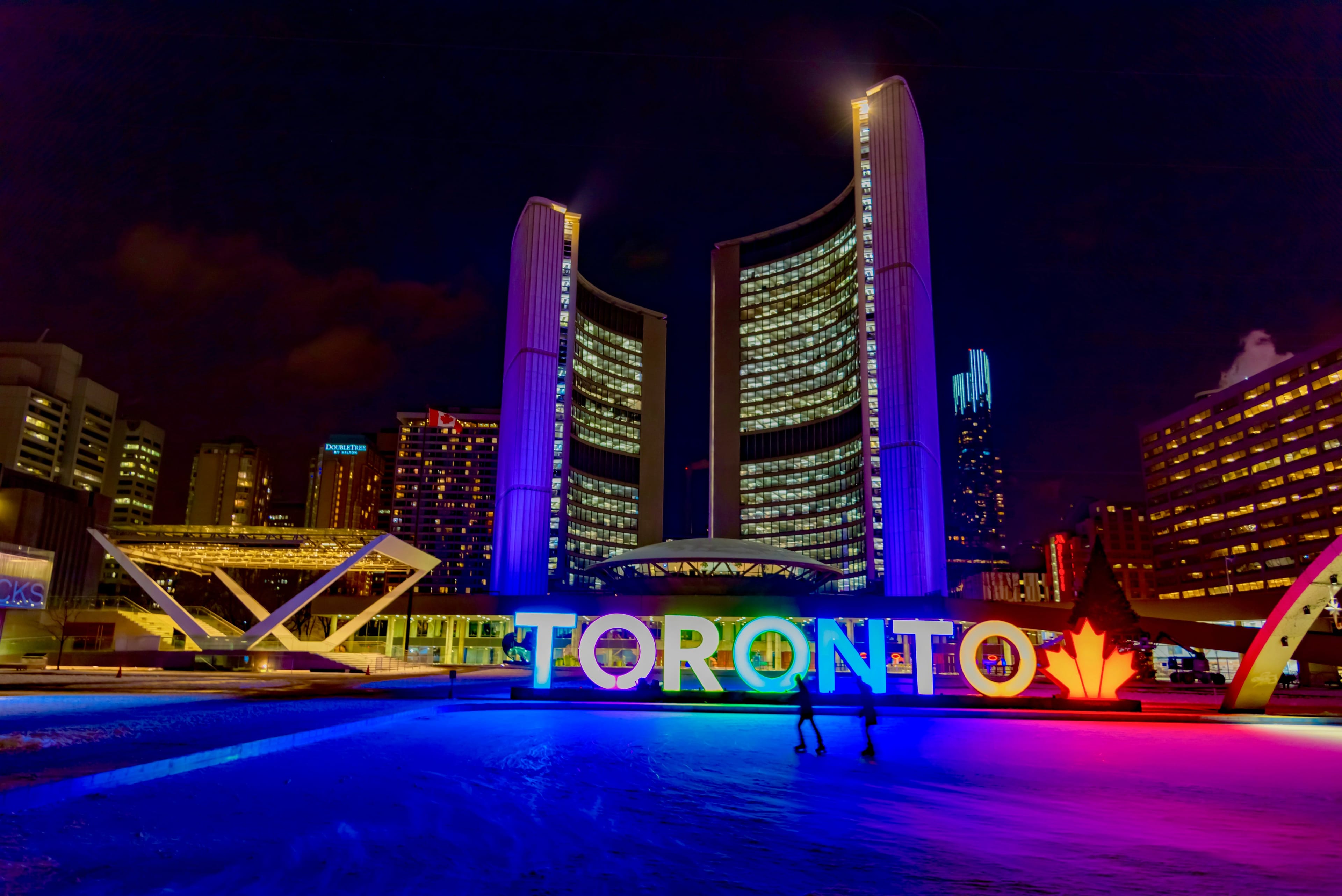 A view of Toronto City Hall, as seen in January, 2018. (Shutterstock)