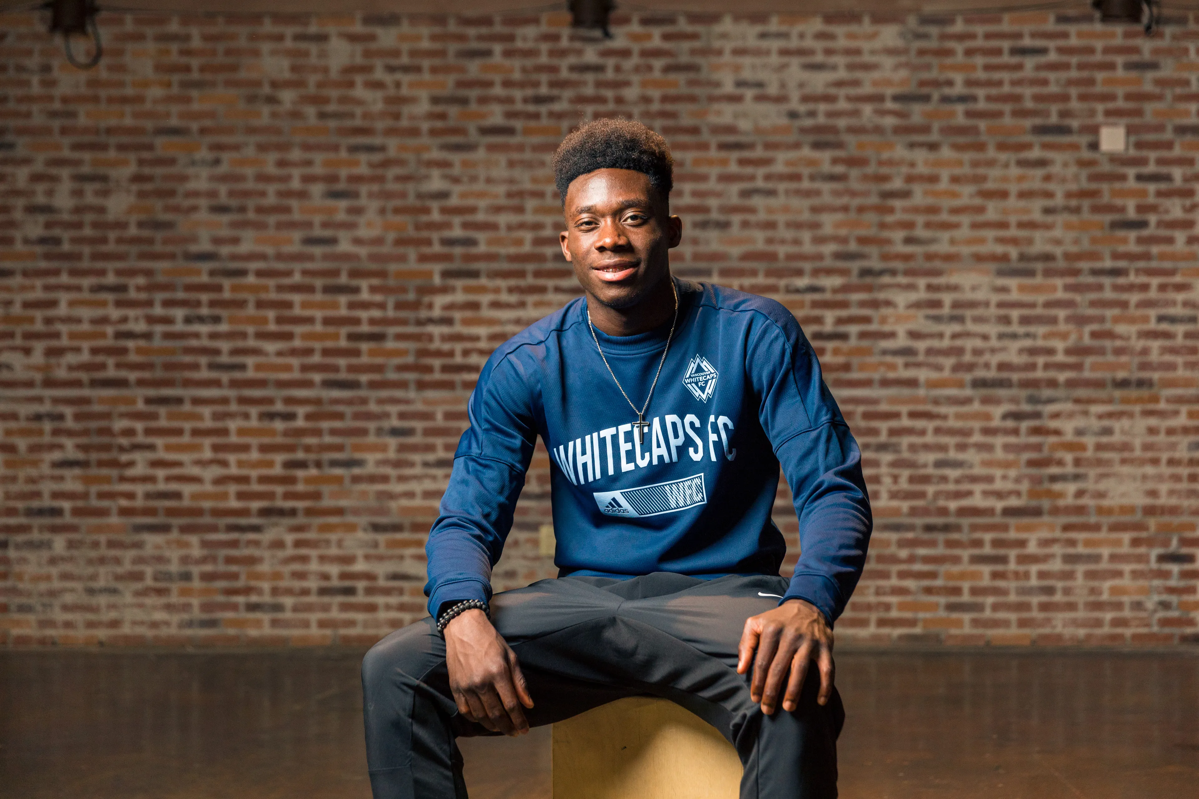 Alphonso Davies. (Photograph by Lynsey Weatherspoon)