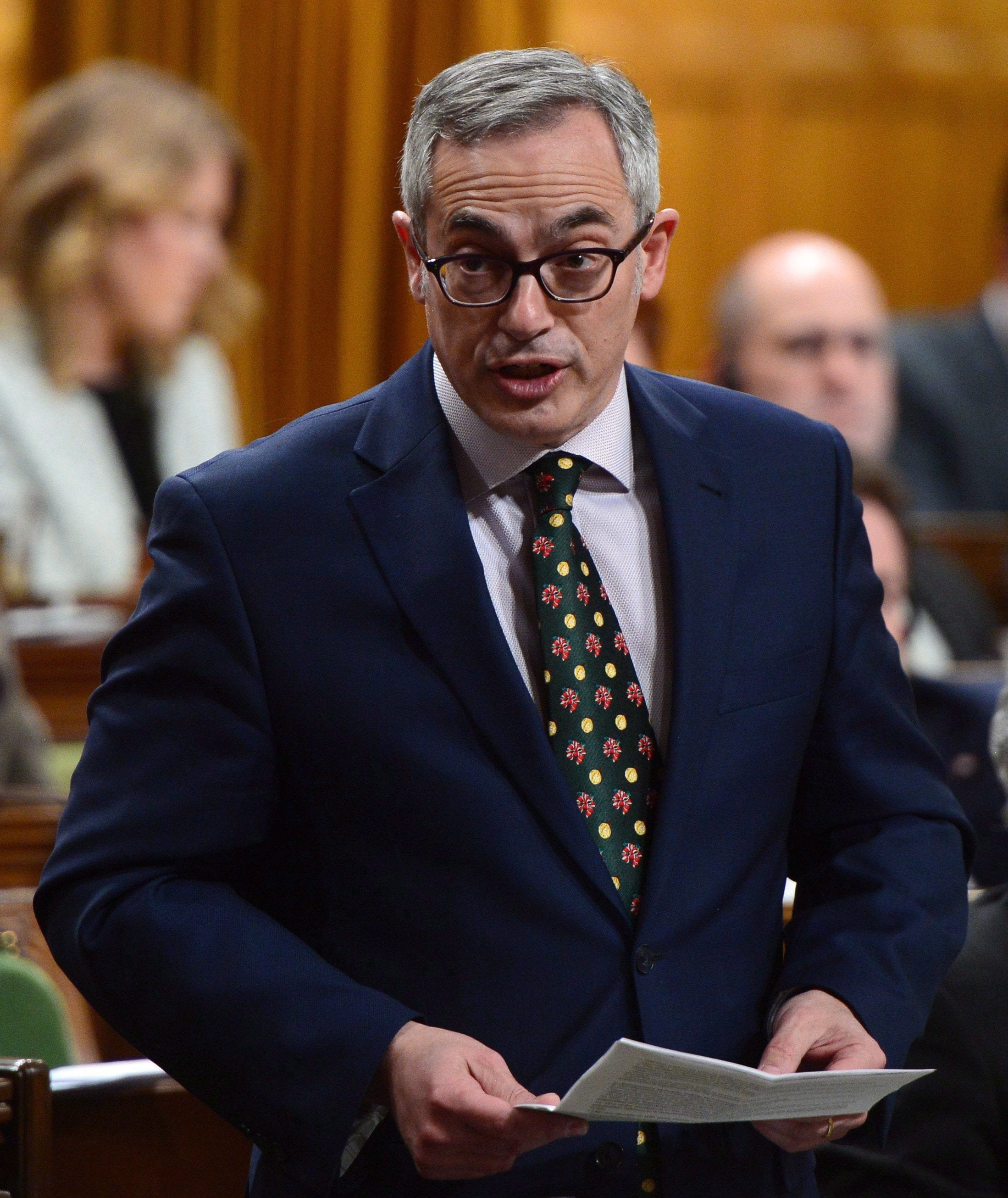 Conservative MP Tony Clement asks a question during question period in the House of Commons on Parliament Hill in Ottawa on Thursday, Dec. 8, 2016. (Sean Kilpatrick/CP)
