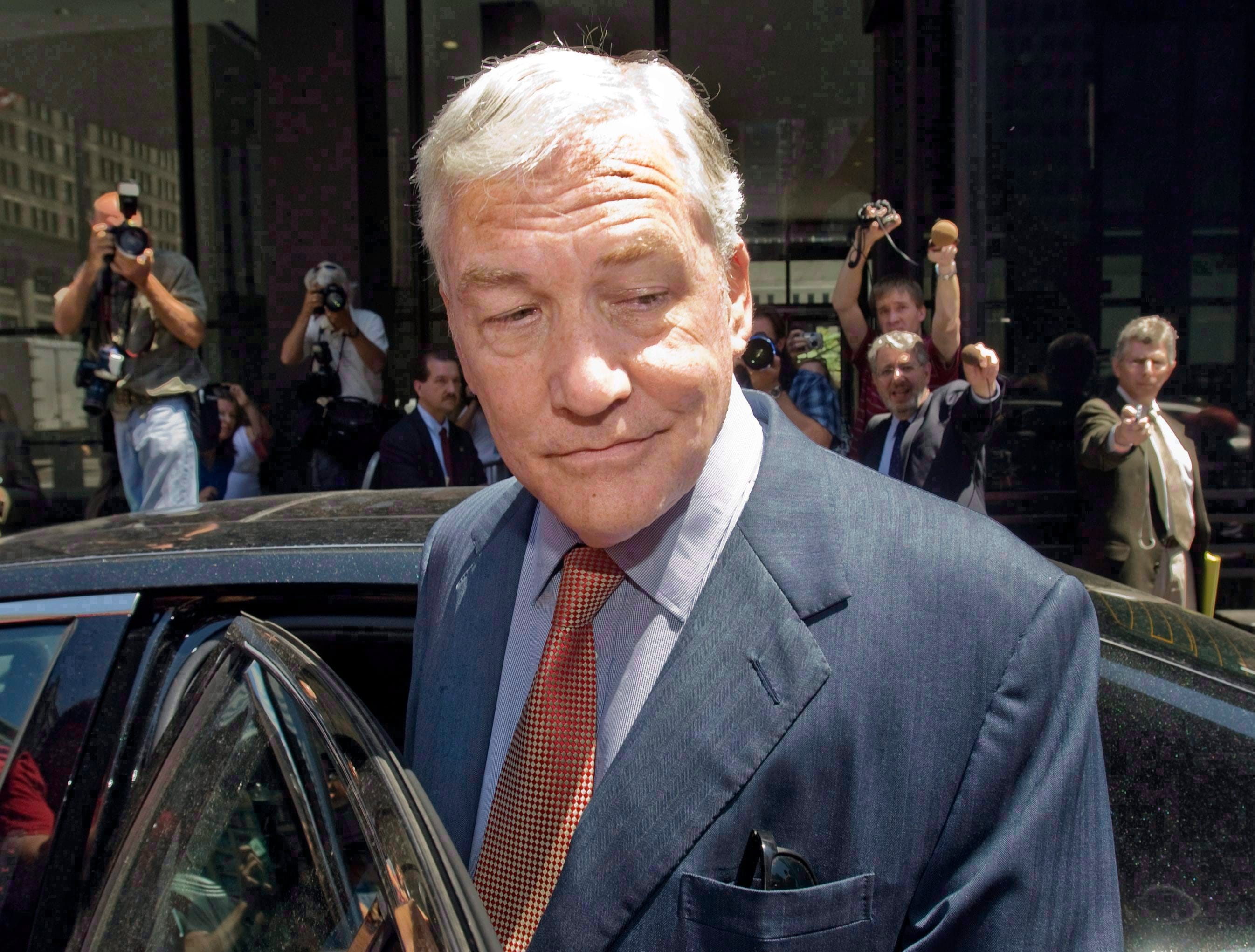 Conrad Black leaves U.S. Federal Court on July 23, 2010, in Chicago. (THE CANADIAN PRESS/Ryan Remiorz)