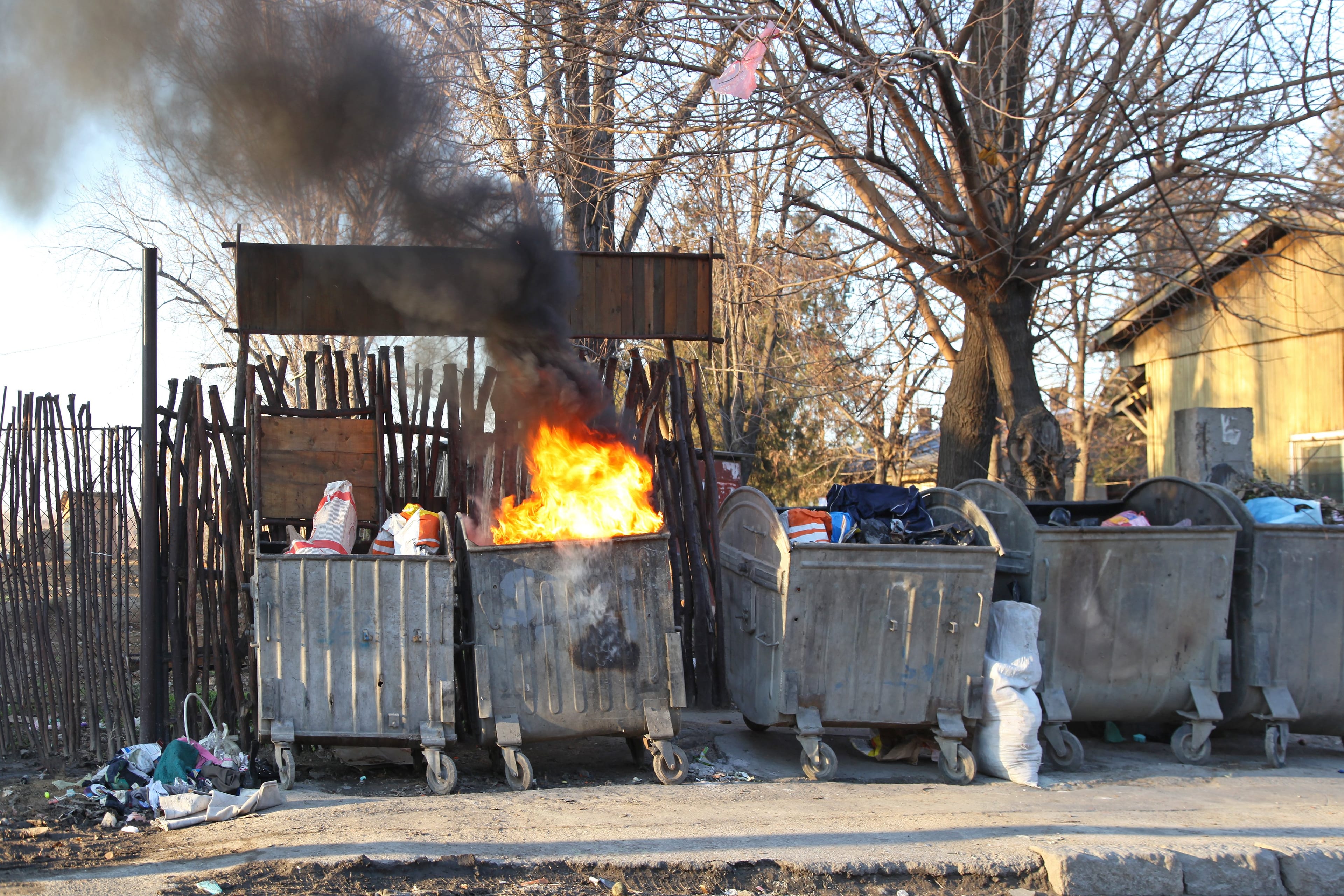 2018, a dumpster fire. (Shutterstock)