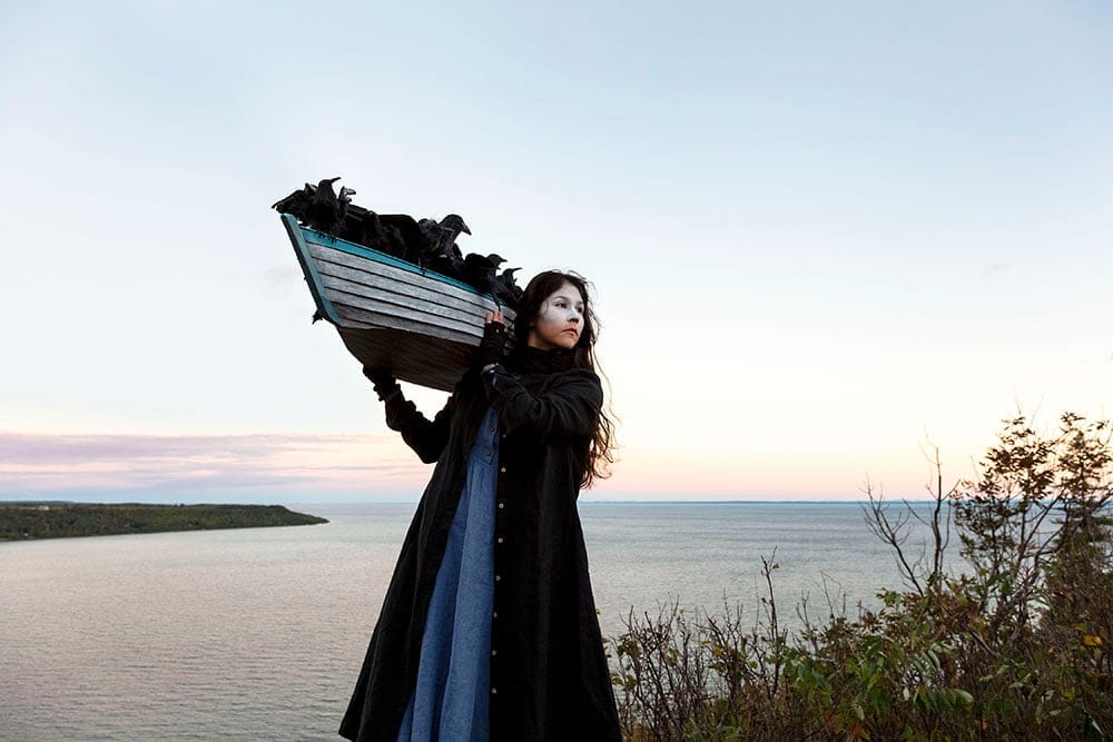 On the Edge of This Immensity, from the series As Immense as the Sky, 2019, chromogenic print. (Courtesy of Meryl McMaster, Stephen Bulger Gallery and Pierre-François Ouellette art contemporain)