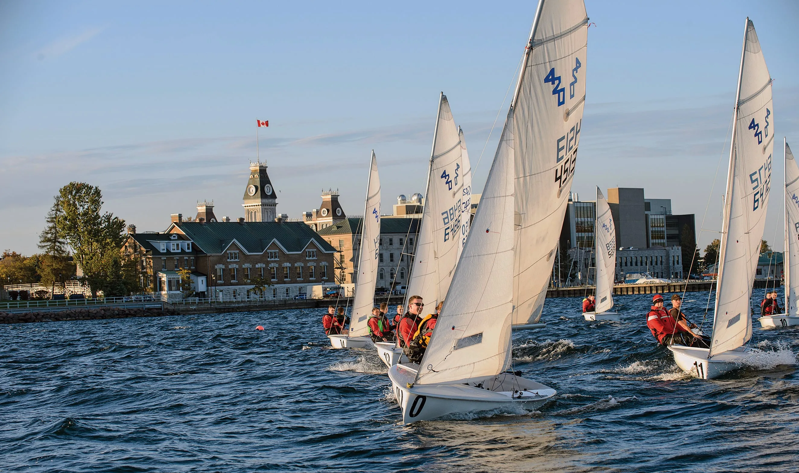 RMC sailing club on the water