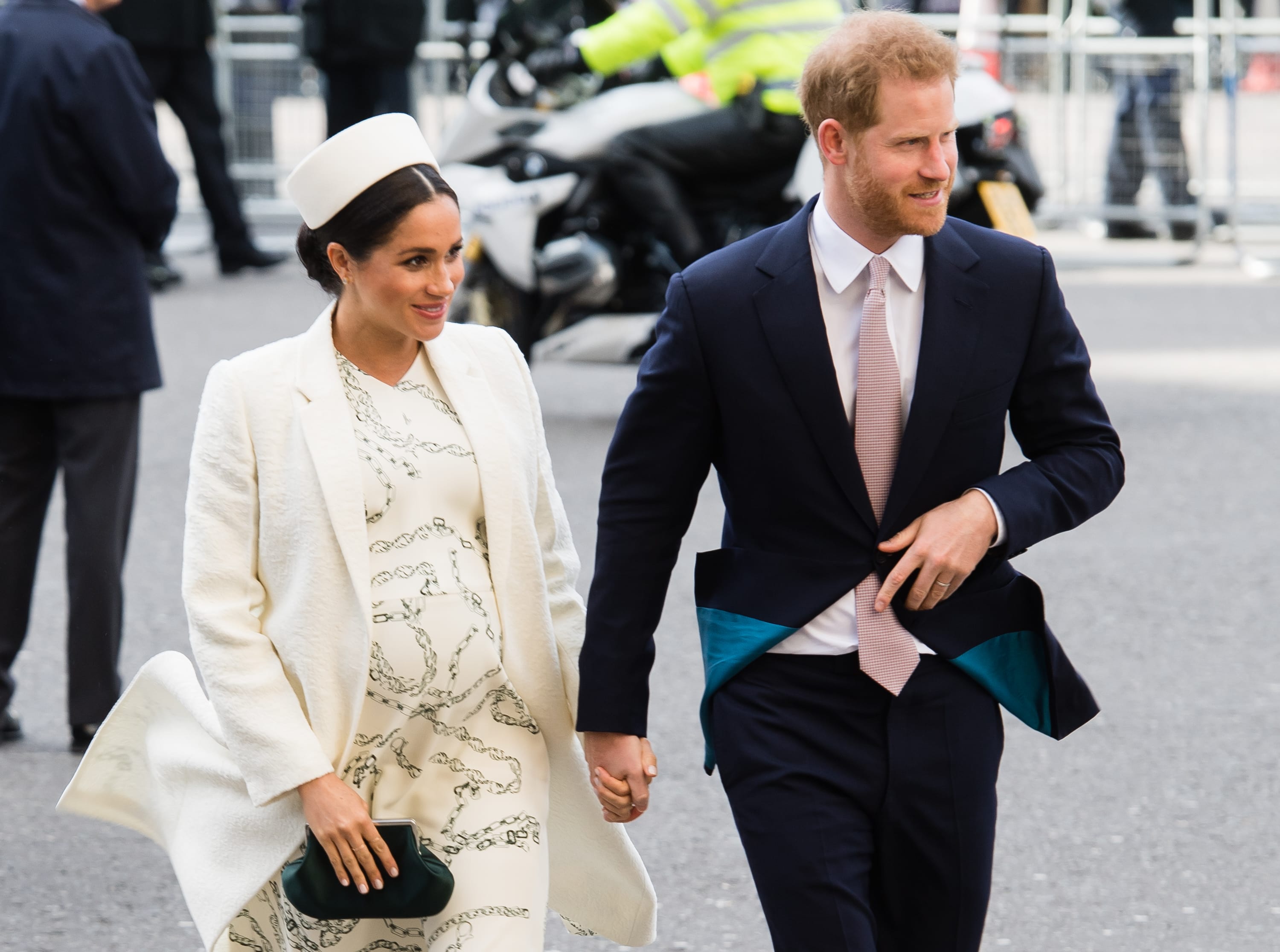 LONDON, ENGLAND - MARCH 11: Prince Harry, Duke of Sussex and Meghan, Duchess of Sussex attend the Commonwealth Day service at Westminster Abbey on March 11, 2019 in London, England. (Photo by Samir Hussein/Samir Hussein/WireImage)