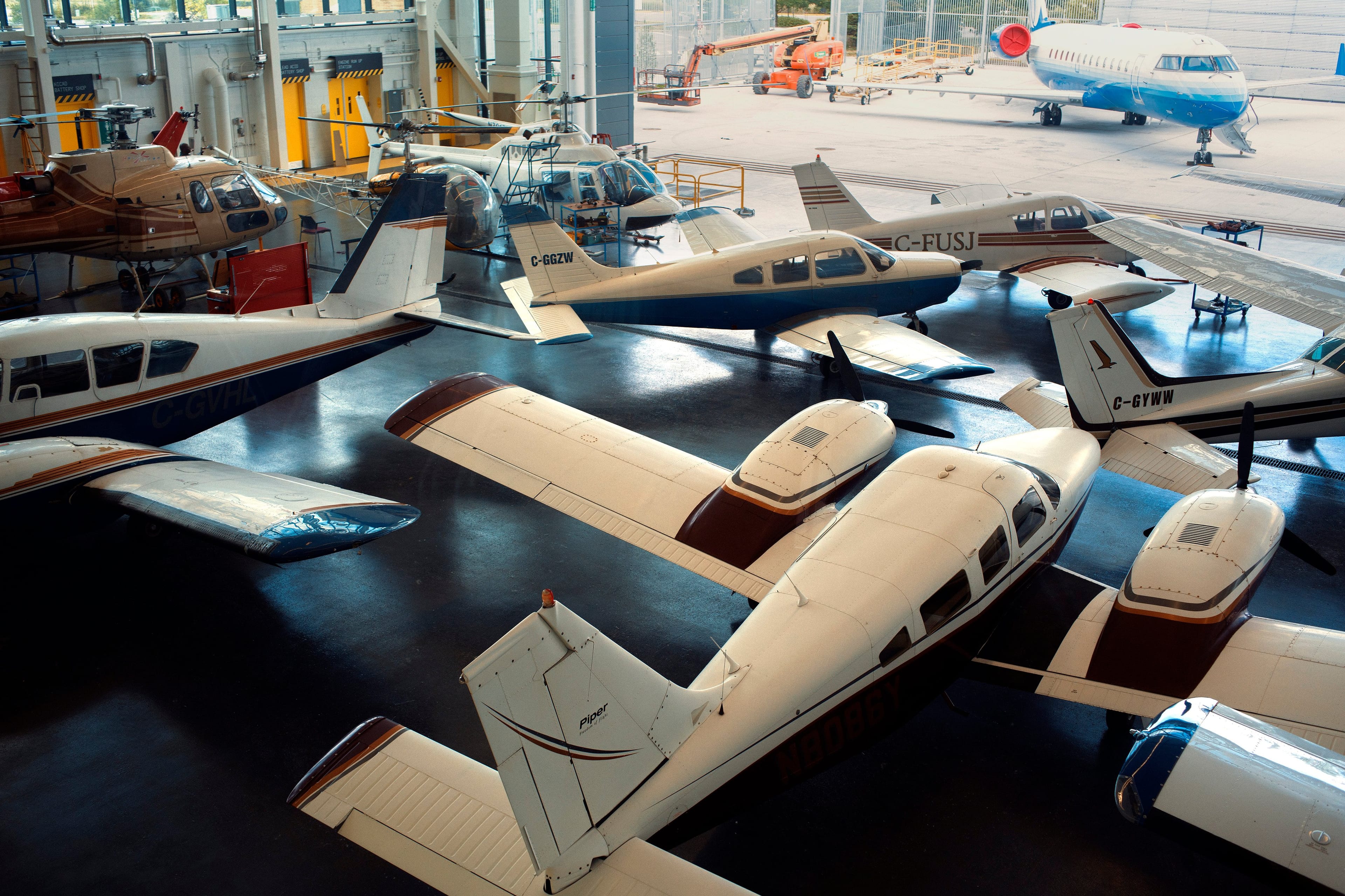 Two new hangars let Centennial expand its fleet (Photograph by Brendan George Ko)