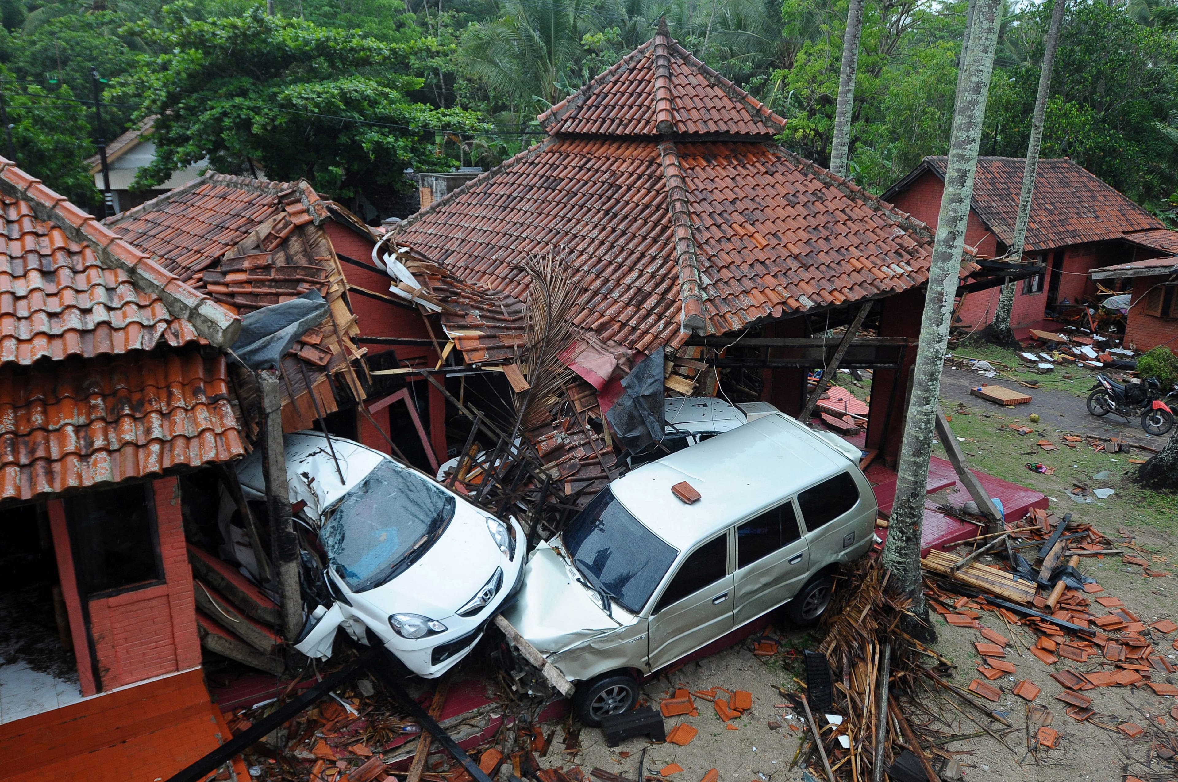 Tsunamis, which take lives and destroy property, pose challenges for insurance companies too (Dasril Roszandi/AFP/Getty Images)