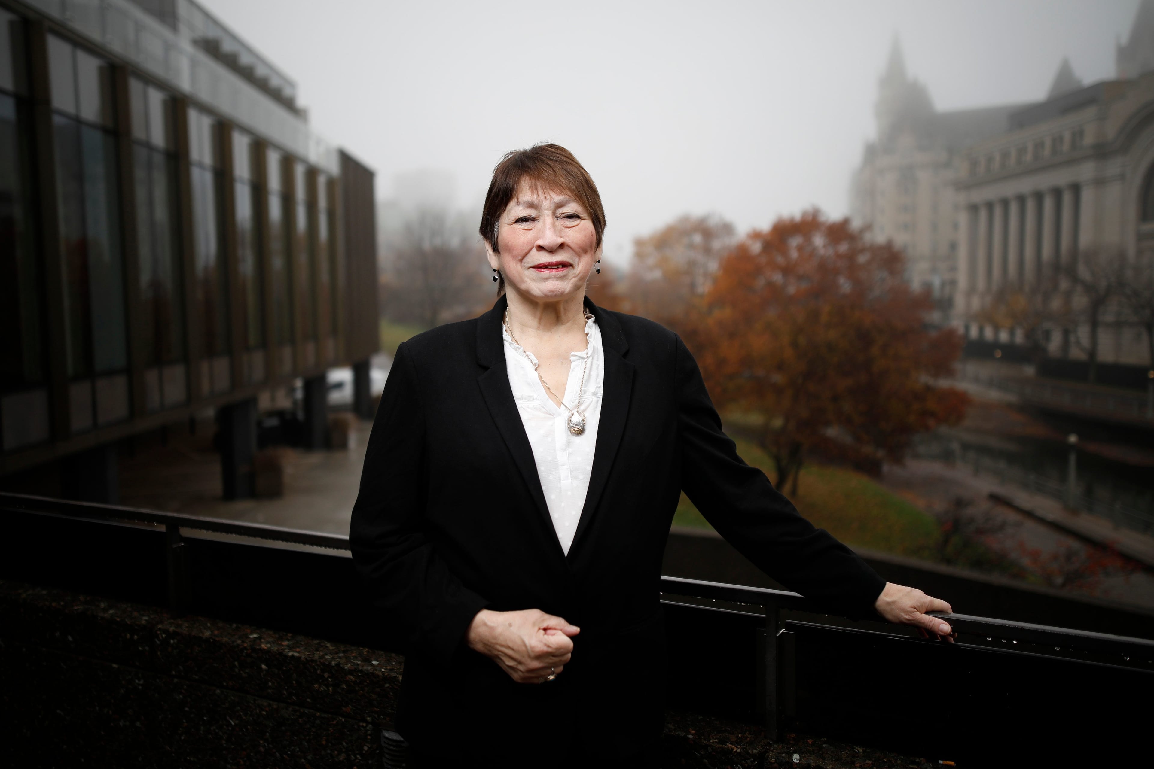 Ethel Blondin-Andrew at the National Arts Centre in Ottawa (Photograph by Blair Gable)