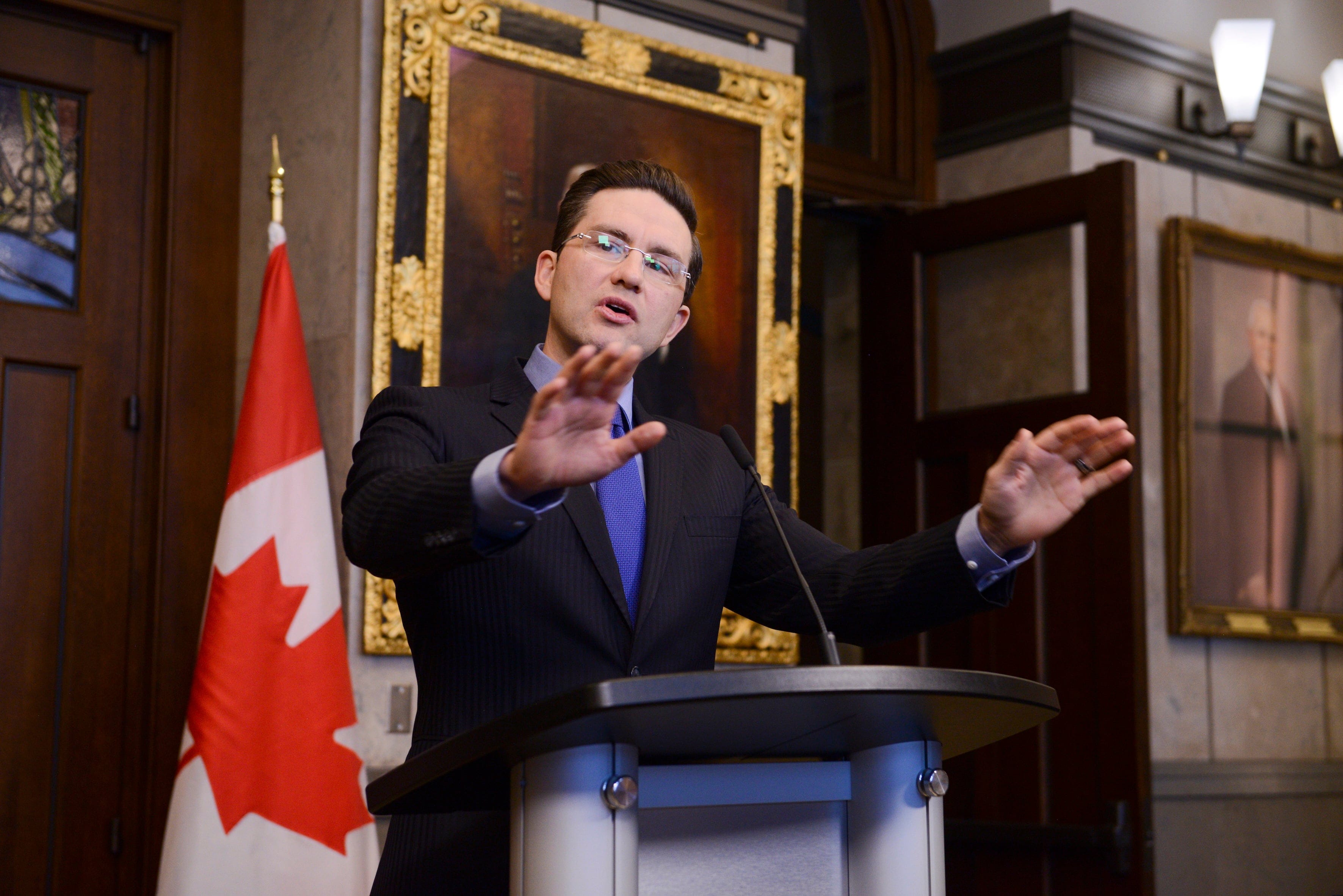 Conservative leadership hopeful Pierre Poilievre (Sean Kilpatrick/CP)