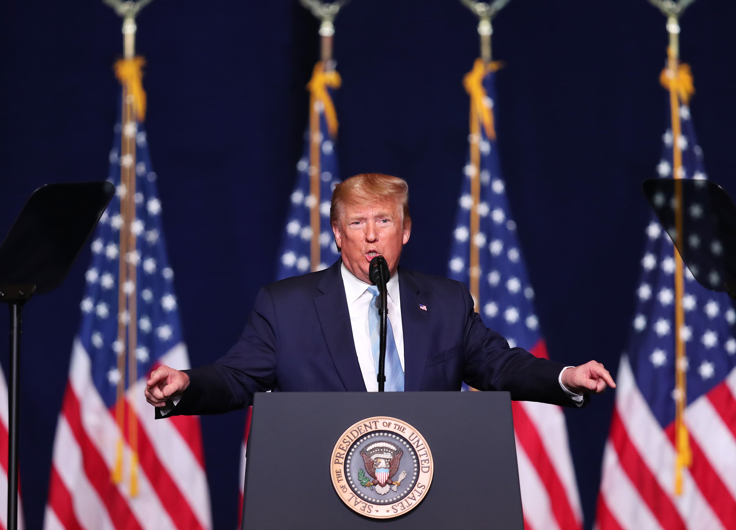 President Trump makes statement on Iran missile strikes: Live video