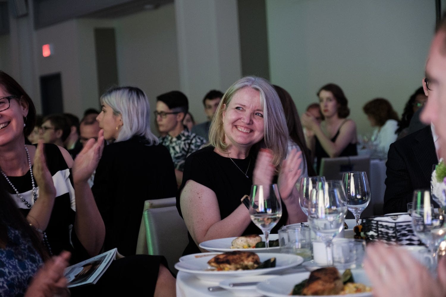 Anne Kingston at the National Magazine Awards in 2018. (Courtesy of Steven Goetz/National Magazine Awards)