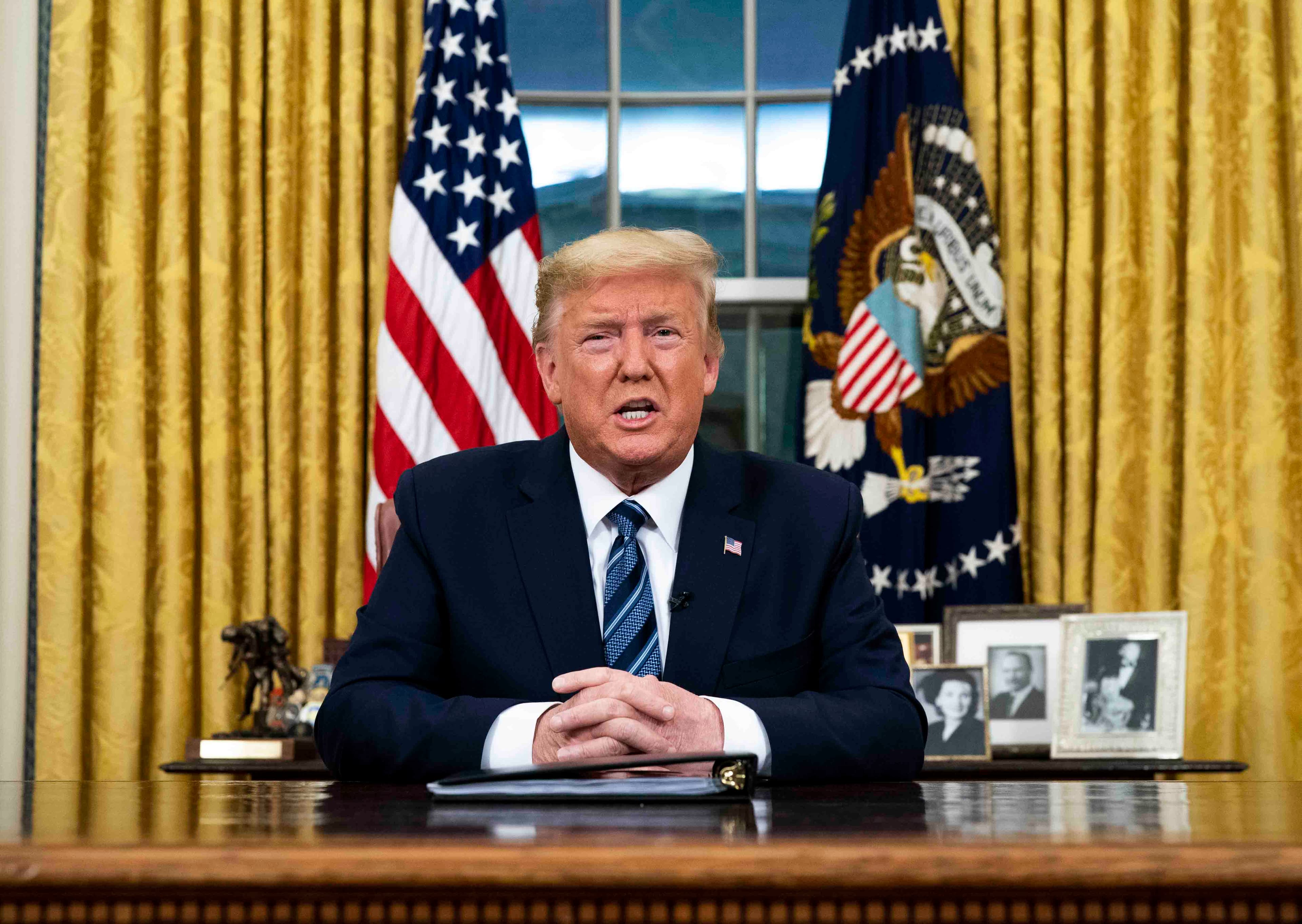 Coronavirus: Trump makes a statement as the outbreak continues — Full replay