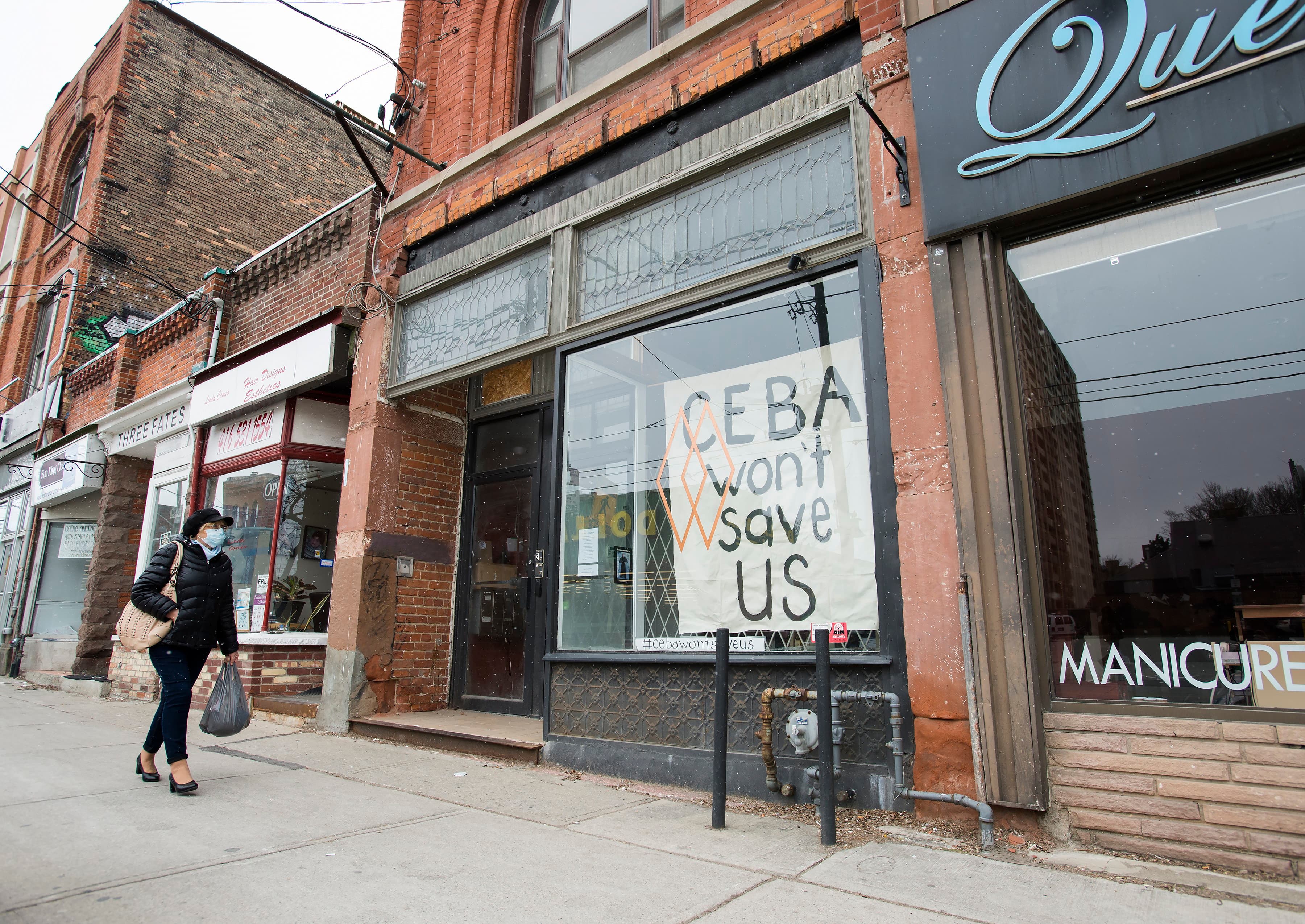 Why hasn't Doug Ford instituted a ban on evictions to save small businesses?