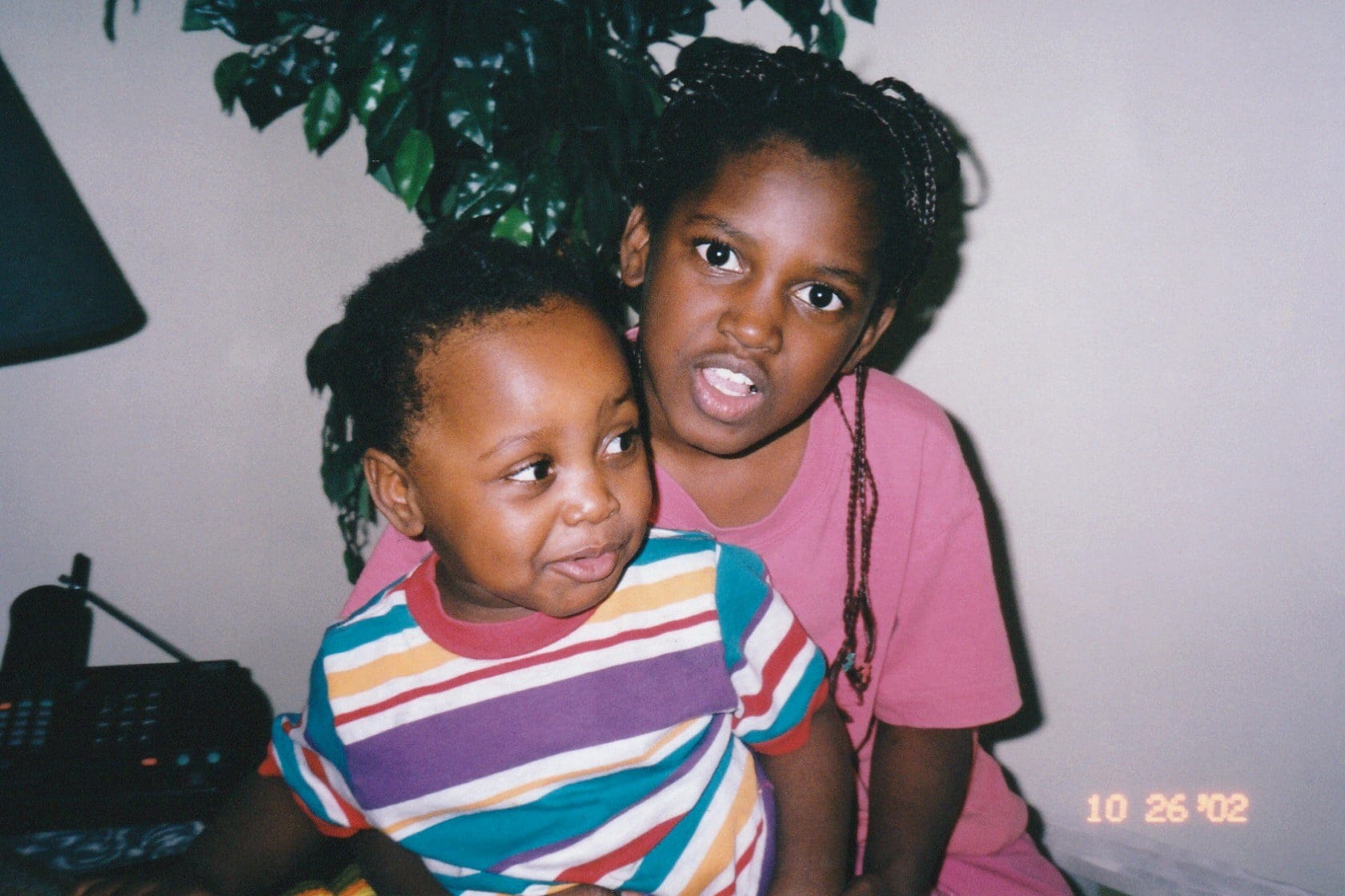Téa Mutonji with her sister, Ornella (Nella) Mutonji