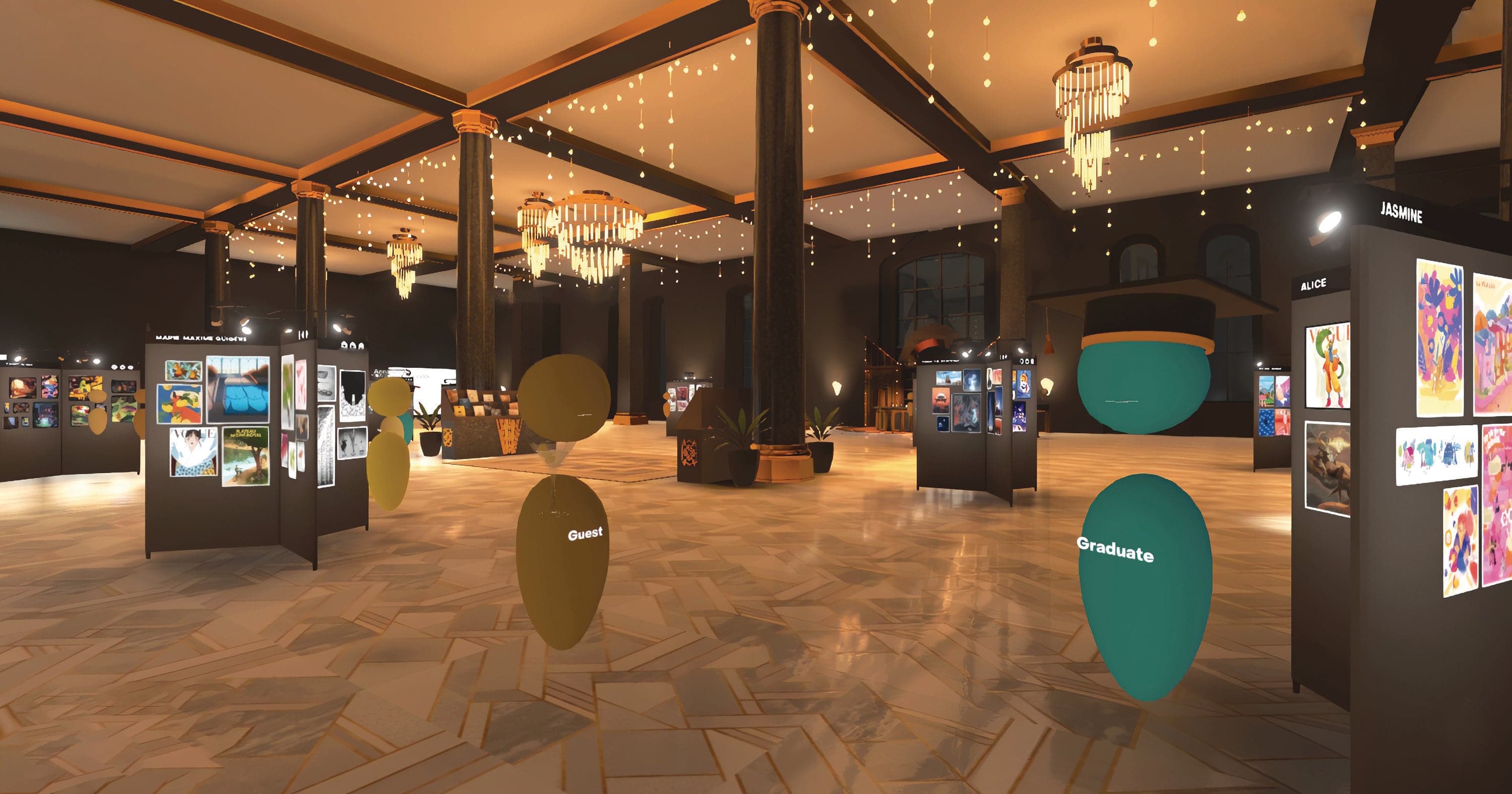These Dawson College students missed out on a live gallery show. So they went virtual.