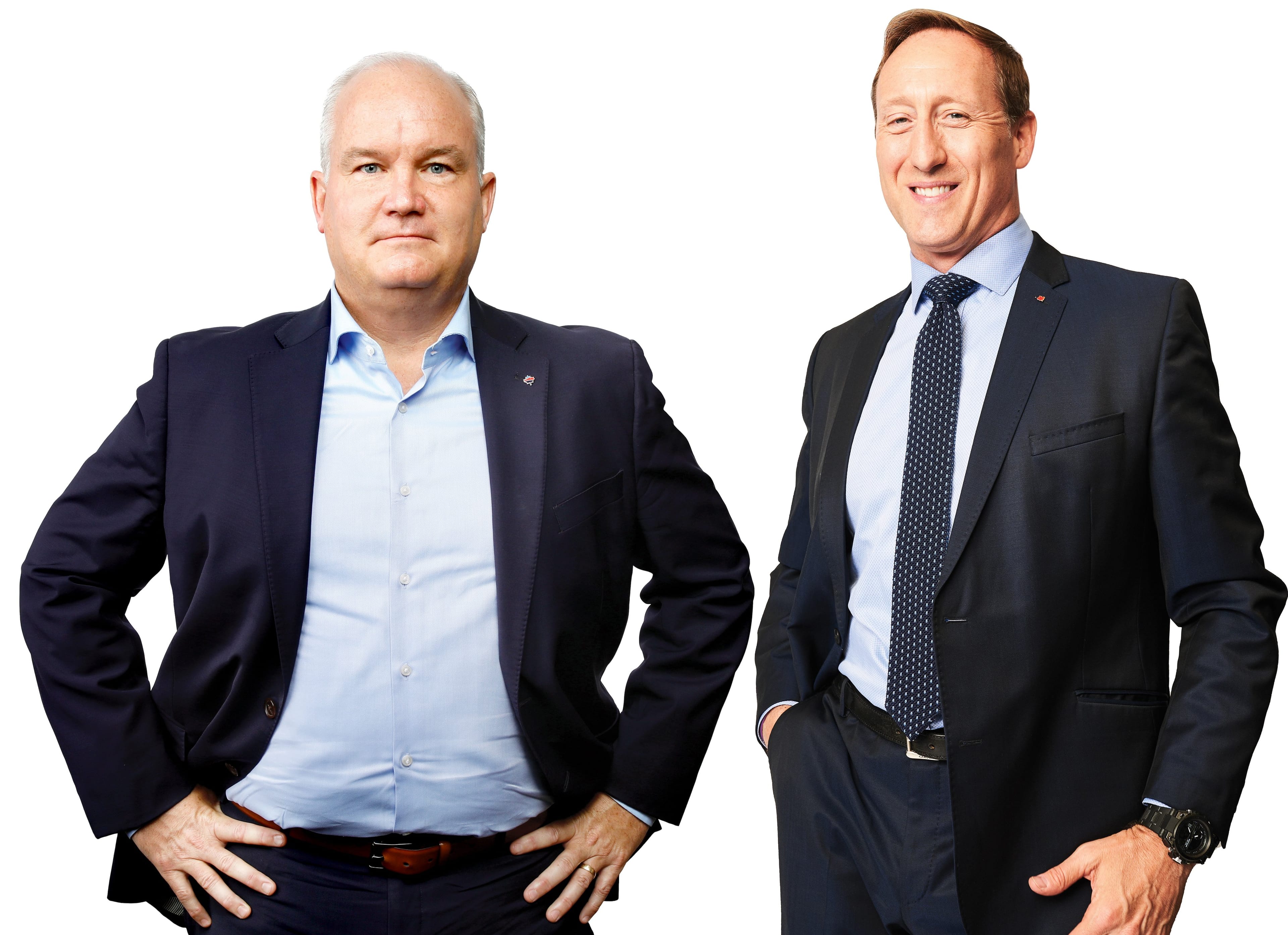 Erin O’Toole and Peter MacKay. (O’Toole photograph by Blair Gable; MacKay photograph by Dimitri Aspinall)